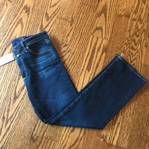 AG Jodi Crop Jeans, High Rise Slim Flare Crop, 28